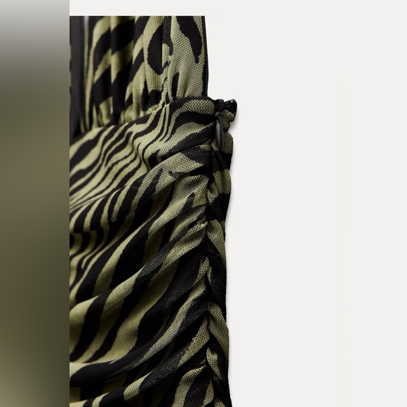 ZARA PRINTED TULLE DRESS. SIZE S - Picture 8 of 8